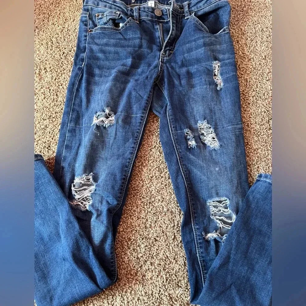Ashley Mason distressed jeans